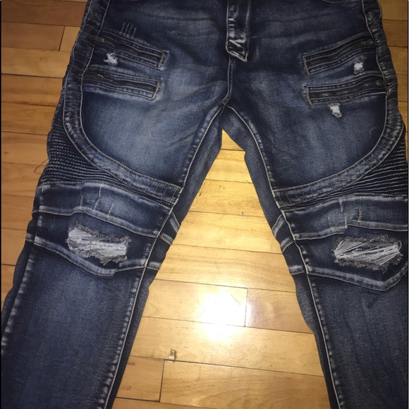 Biker jeans. - Picture 3 of 5